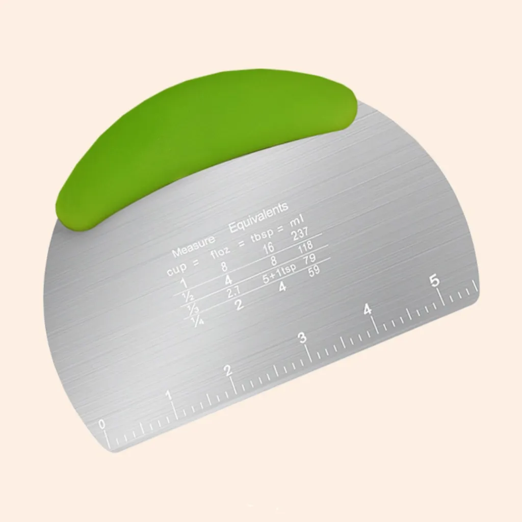 Stainless steel noodle knife for household baking - Green