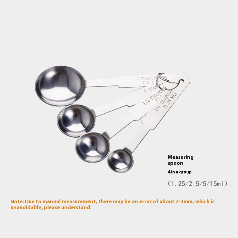 Stainless Steel Measuring Spoon Four-piece Set