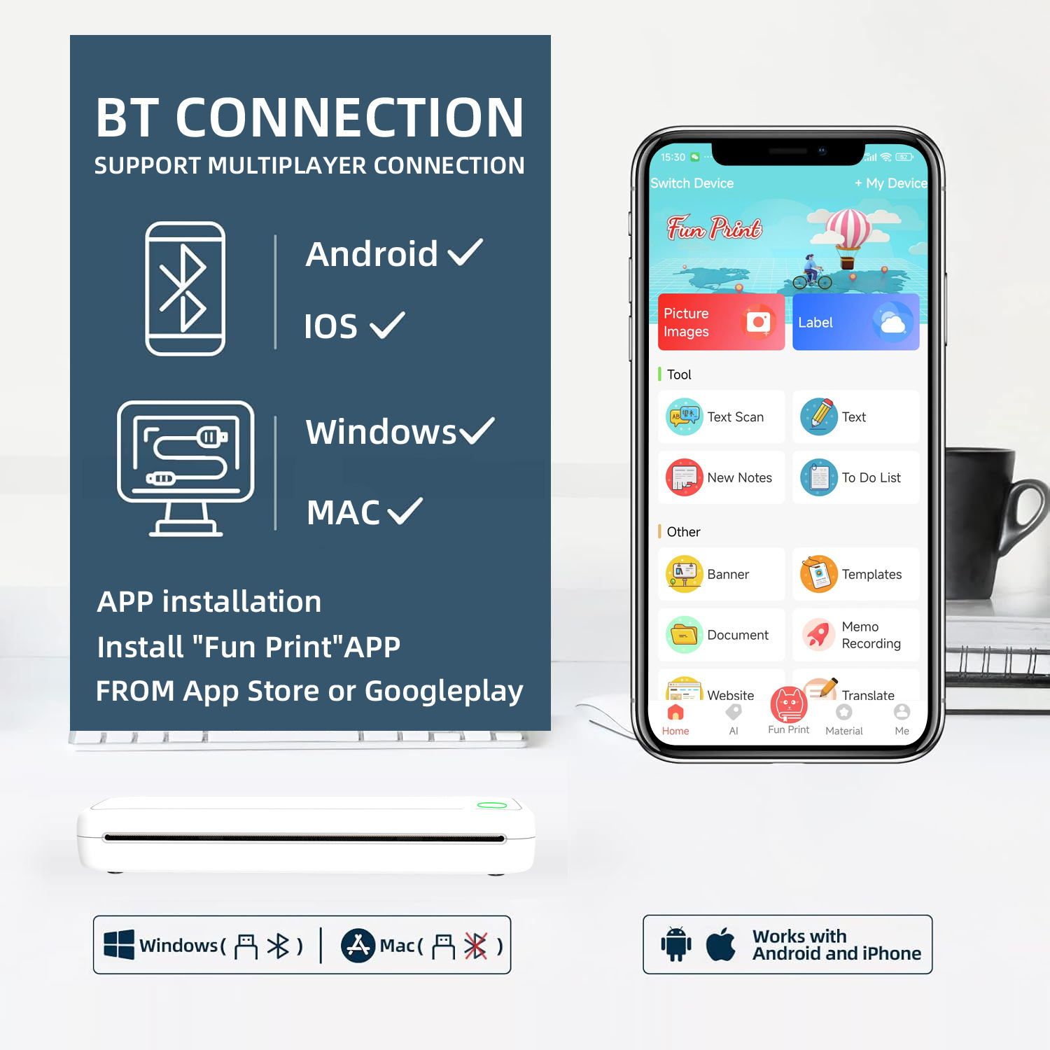 A4 Thermal File Error Printer Multi-purpose - Image 2