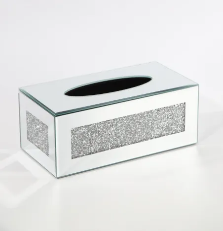Crystal Paper Extraction Box Crafts Decoration Tissue Box - Shop at LoveMi