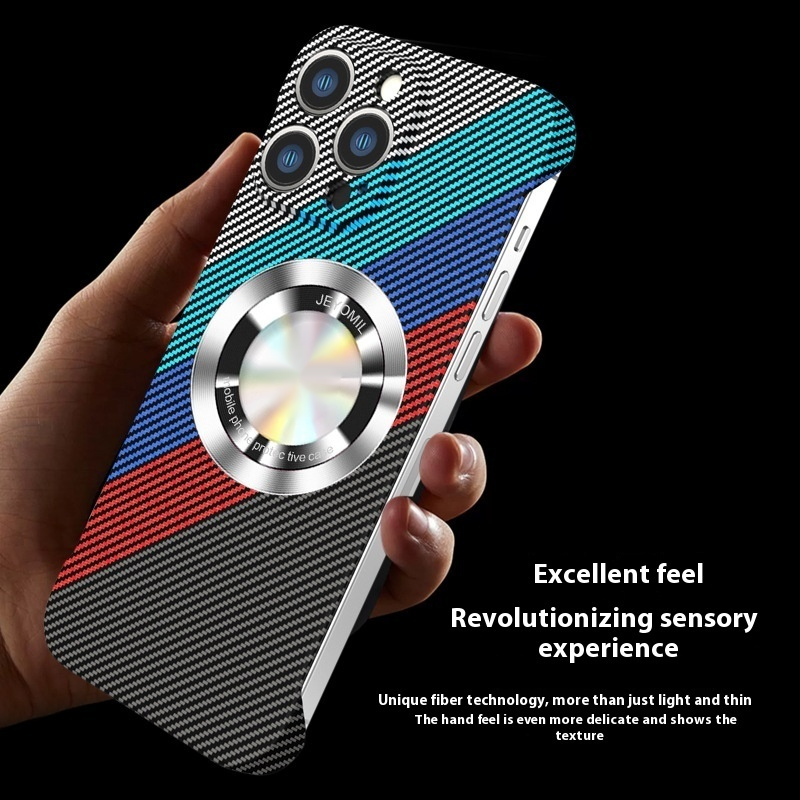 Fashion Personality Carbon Fiber Pattern Phone Case - Image 3