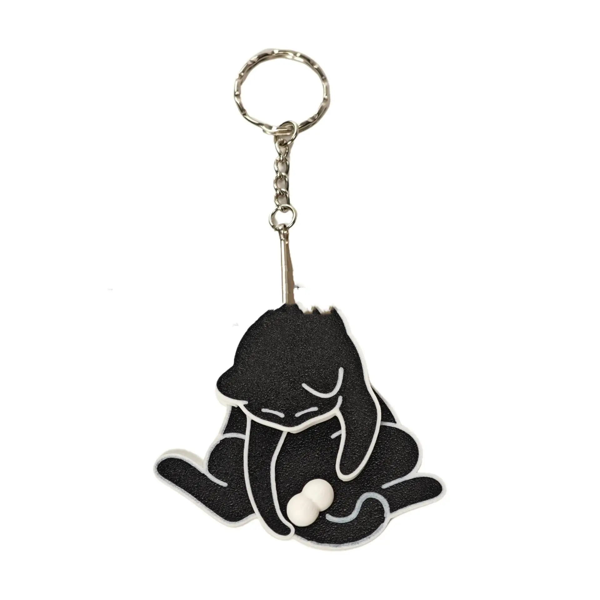 3D Printing Cartoon Kitten Key Buckle Cute