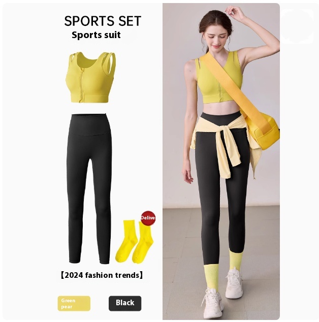 Summer Yoga Clothes Suit Women's High-strength Sports Underwear