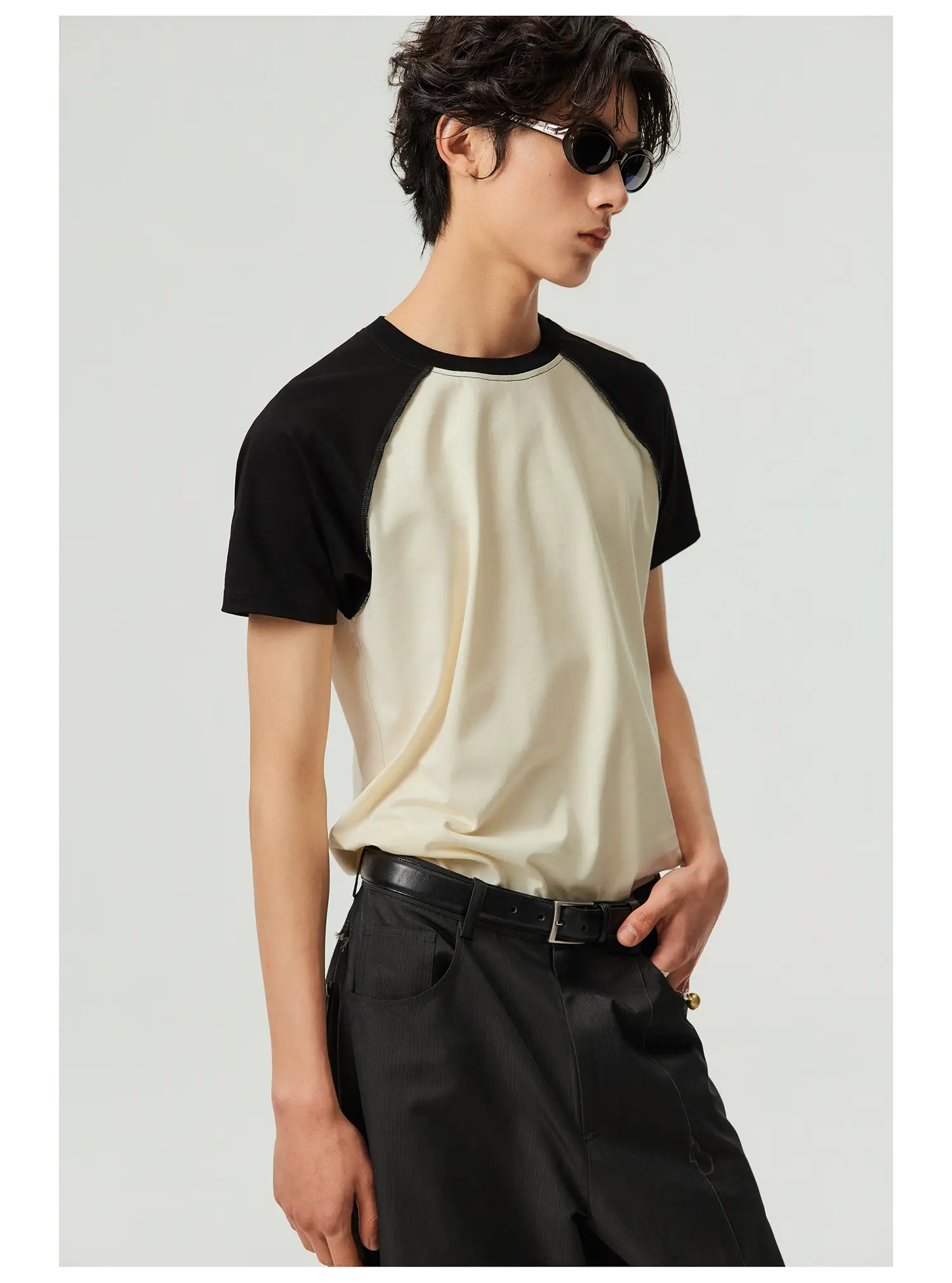 Heavy Round Neck Cultural T-shirt Advertising Shirt