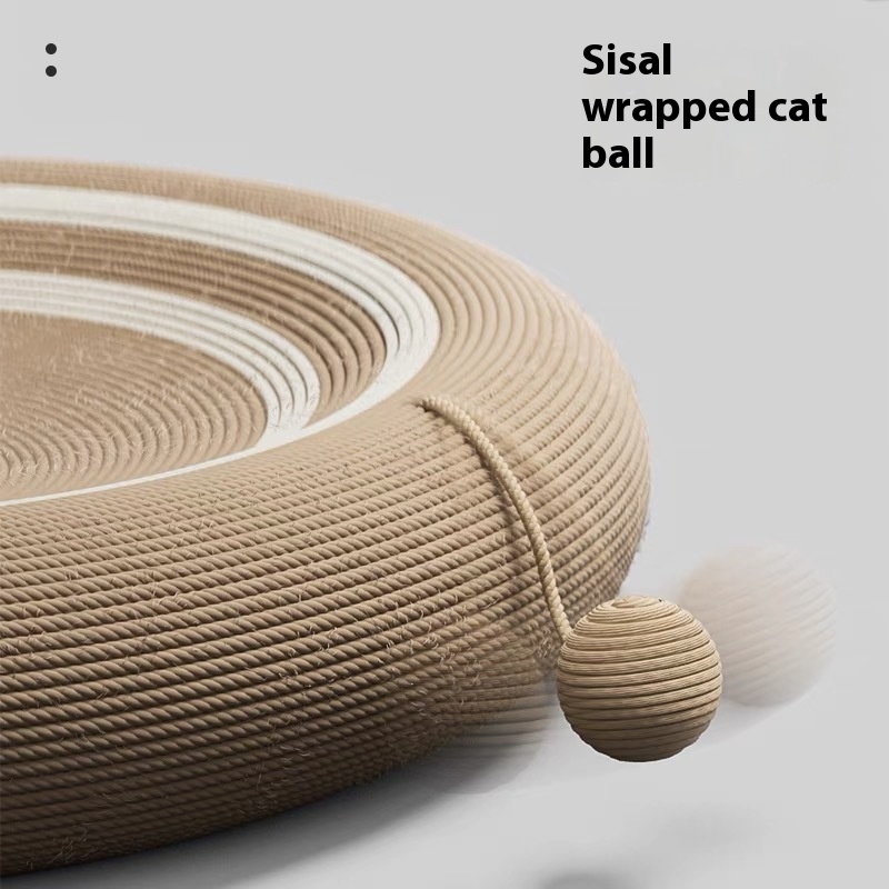 Sisal Cat Scratch Board Wear-resistant Non-dandruff Cat Nest Integrated Oversized Cat Rattan Grinding Claw Nest