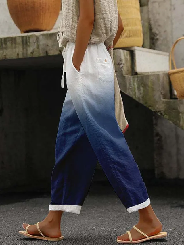 Temperament Leisure 3D Digital Printing Drawstring Trousers Style1 - Shop at LoveMi