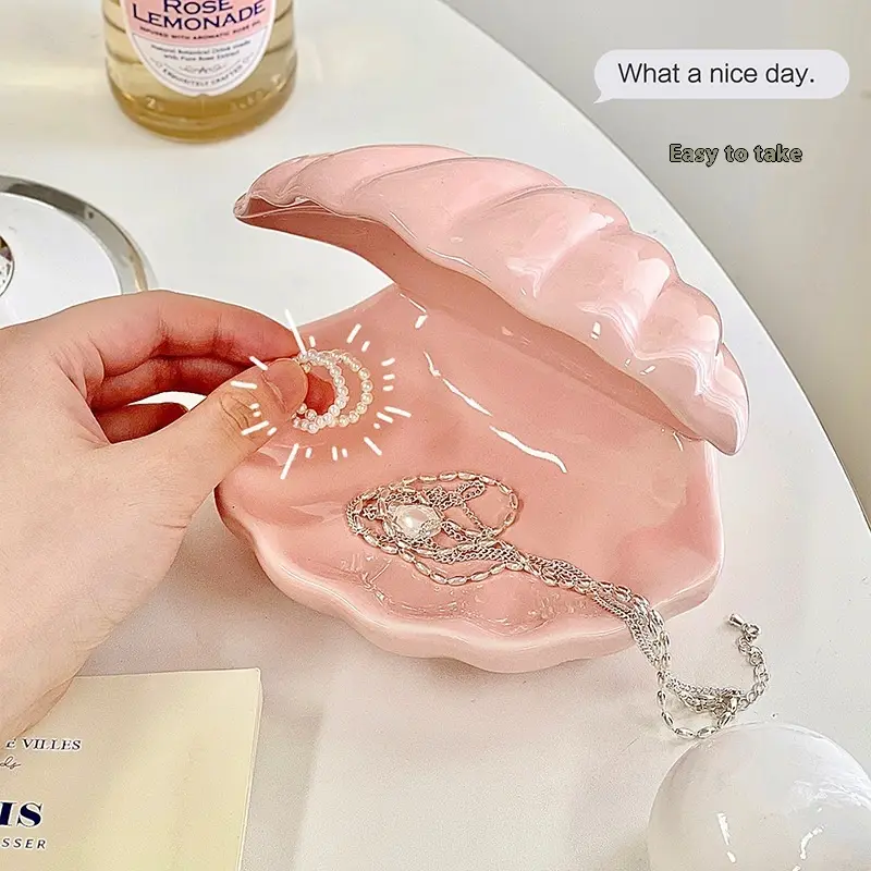 Cute Girl's Valentine's Day Birthday Gift Small Night Lamp Storage Box Tray