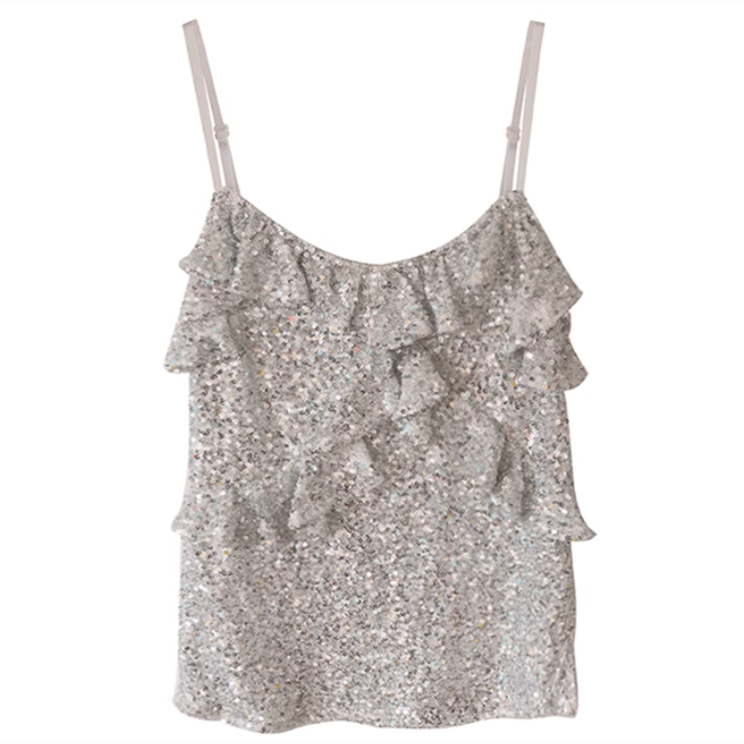 Heavy Industry Glitter Sexy Pure Style Vest