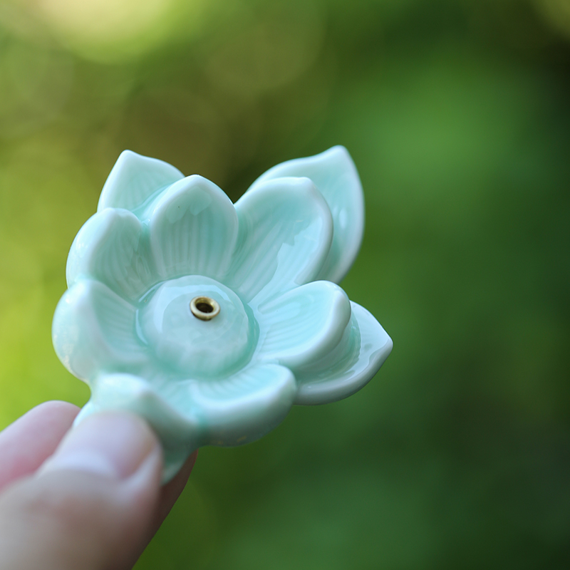 Ceramic Flower Shape Incense Burners