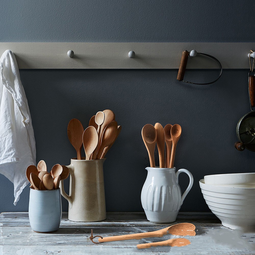 6-piece Solid Wood Measuring Spoon Kitchenware