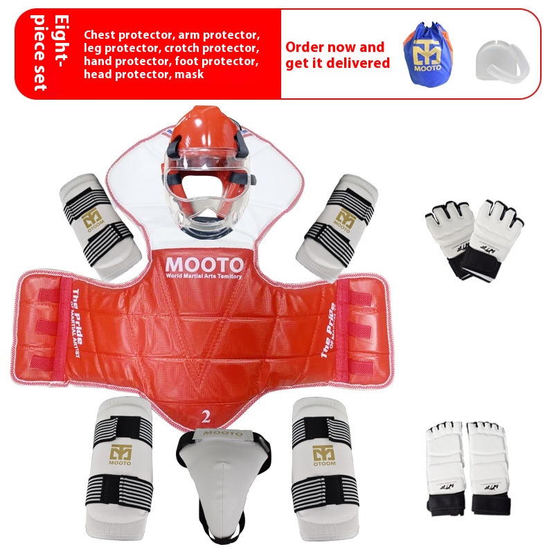 Taekwondo Protective Gear Thickened Combat Equipment Complete Set - Image 4
