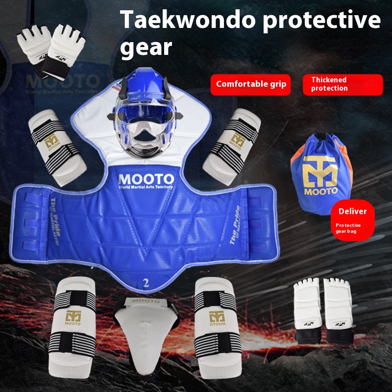 Taekwondo Protective Gear Thickened Combat Equipment Complete Set