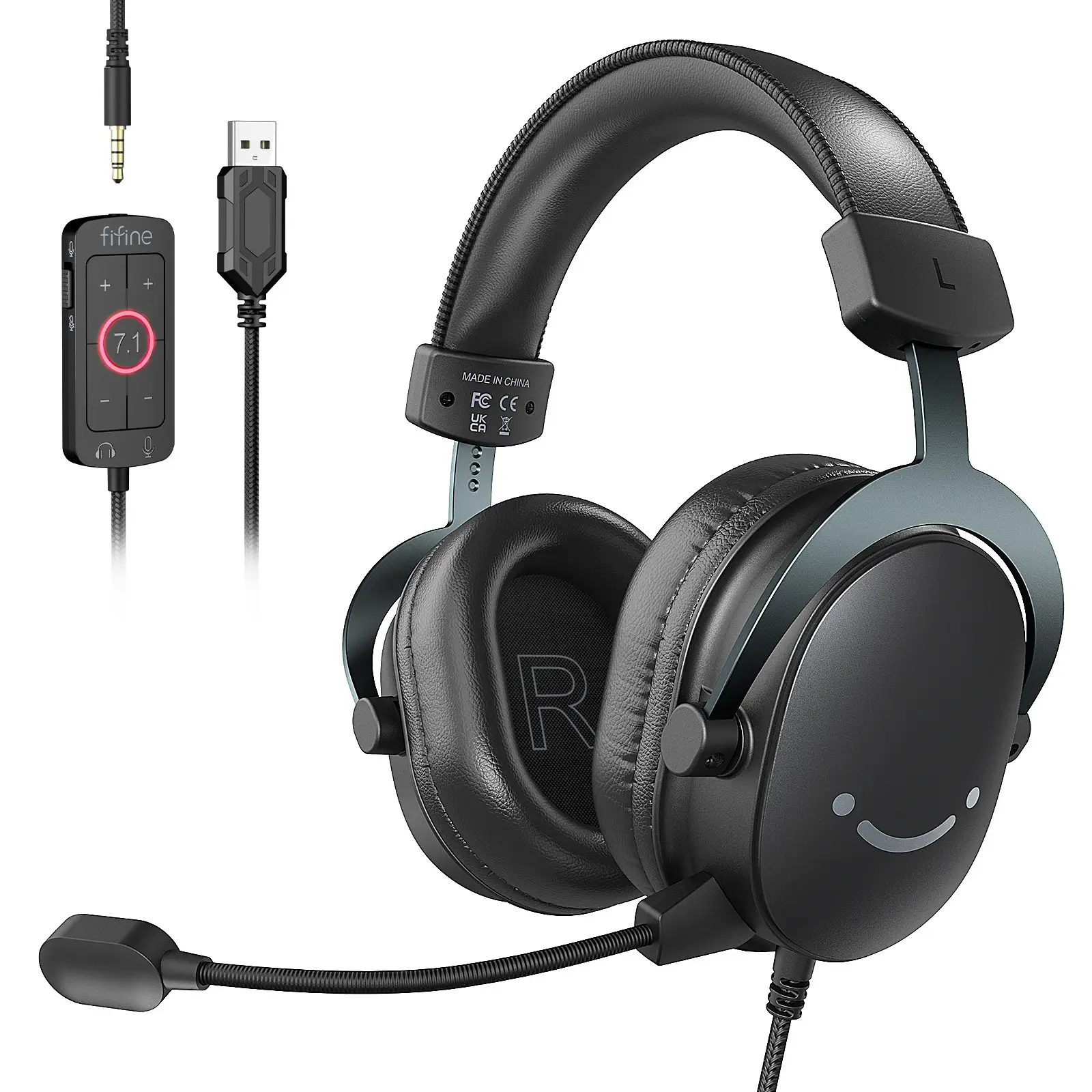 H3 Head-mounted Wired Gaming Headset For E-sports — H9 Black