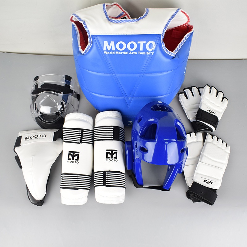 Taekwondo Protective Gear Thickened Combat Equipment Complete Set - Image 5