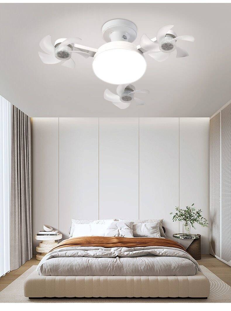 E27 Wind Fan LED Lamp