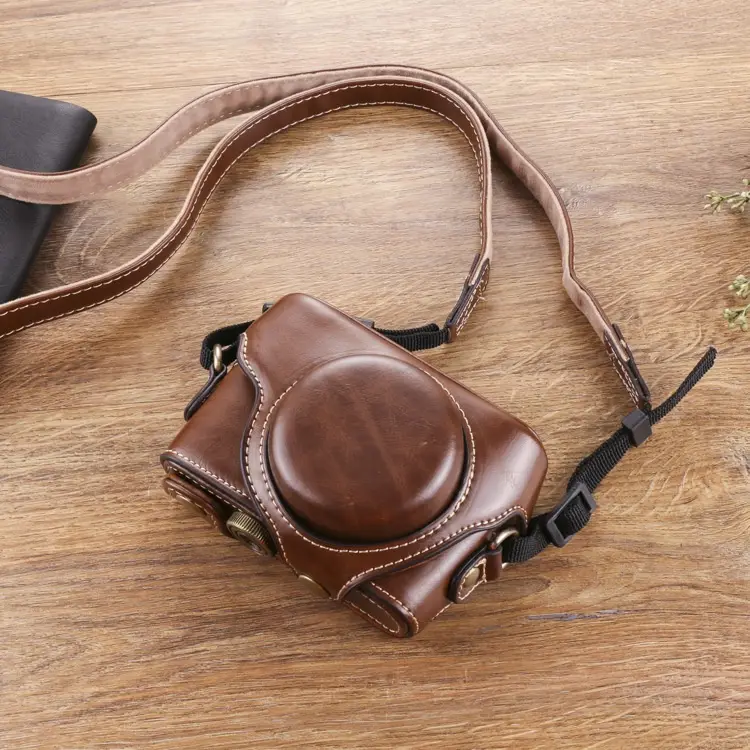 Camera Bag Black Card Protective Leather Case