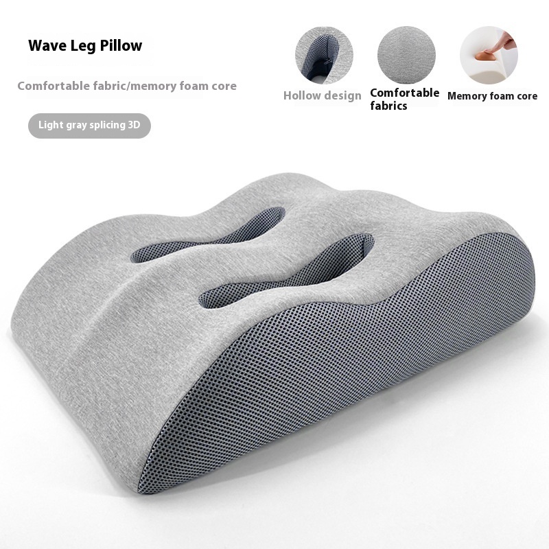 Slow Rebound Memory Foam Leg Raise Pad Bed Tool Massage Mat Foot Pillow