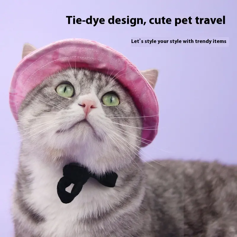 Cat Hat Summer Sun-shade Fisherman Adjustable Ear