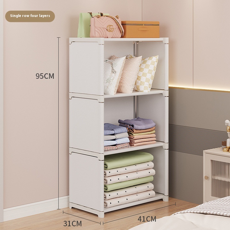 Household Simple Floor Multi-layer Dust-proof Bookshelf