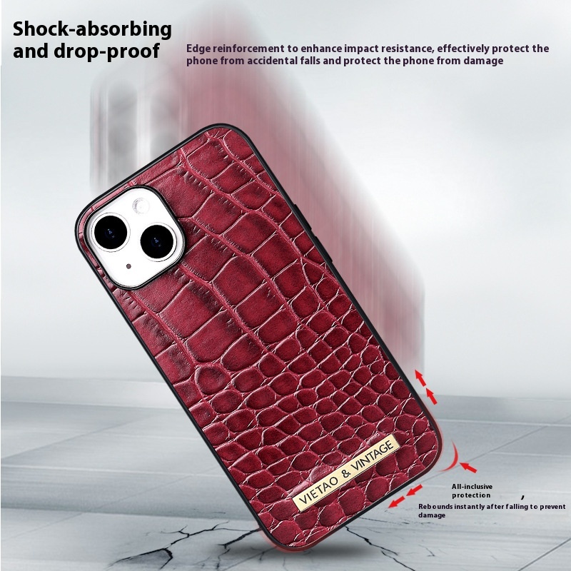 Pattern Patch British All-inclusive Drop-resistant Phone Case
