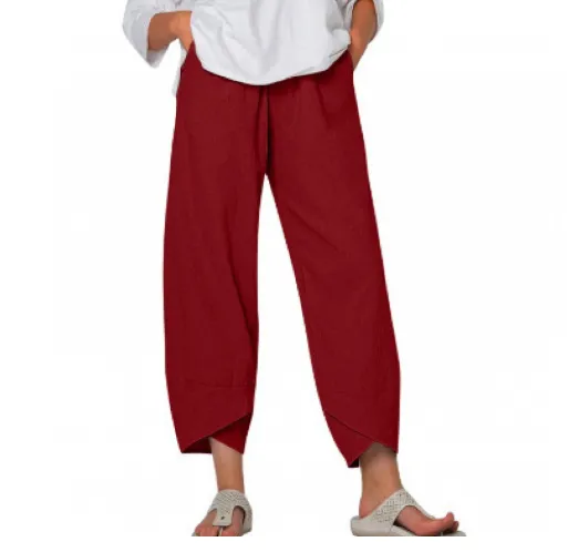 Casual straight leg women's pants Fjkangujm493 - Shop at LoveMi