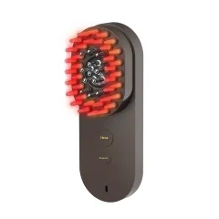 Smart Massage Comb Red Light Head Care Fluffy Hair Care - Black - View 1