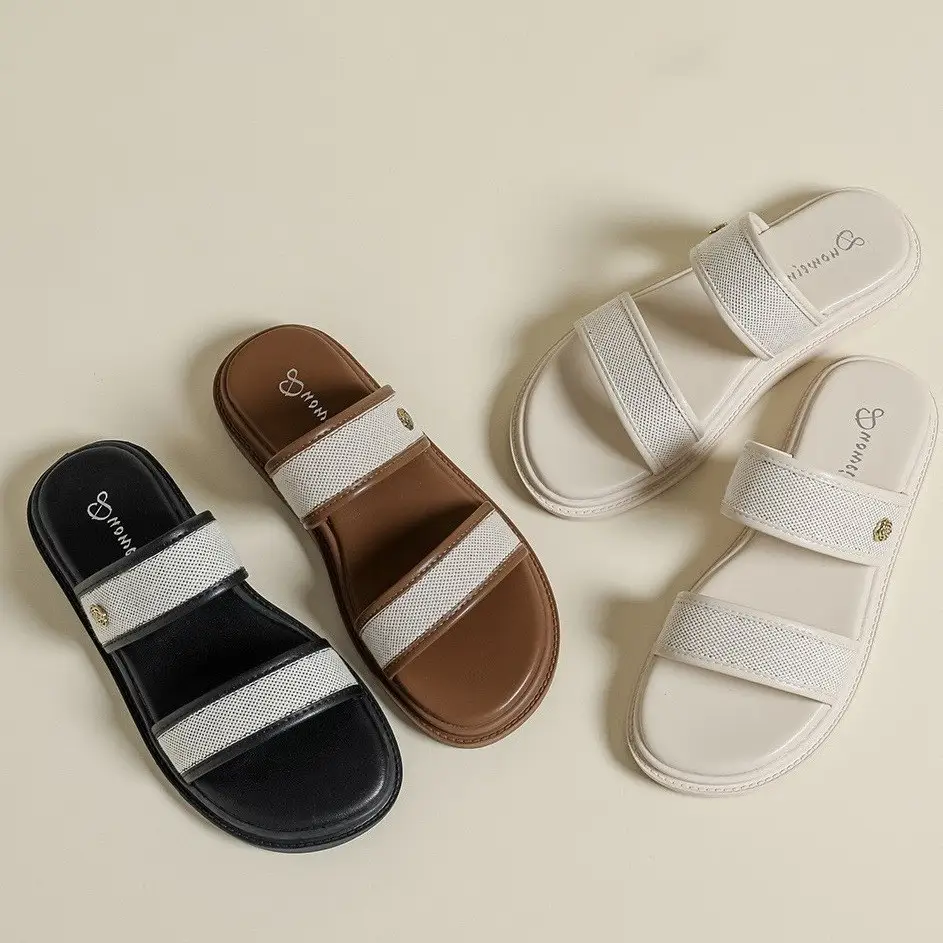 Women's Vintage Soft Bottom Flip-flops Beach Slippers