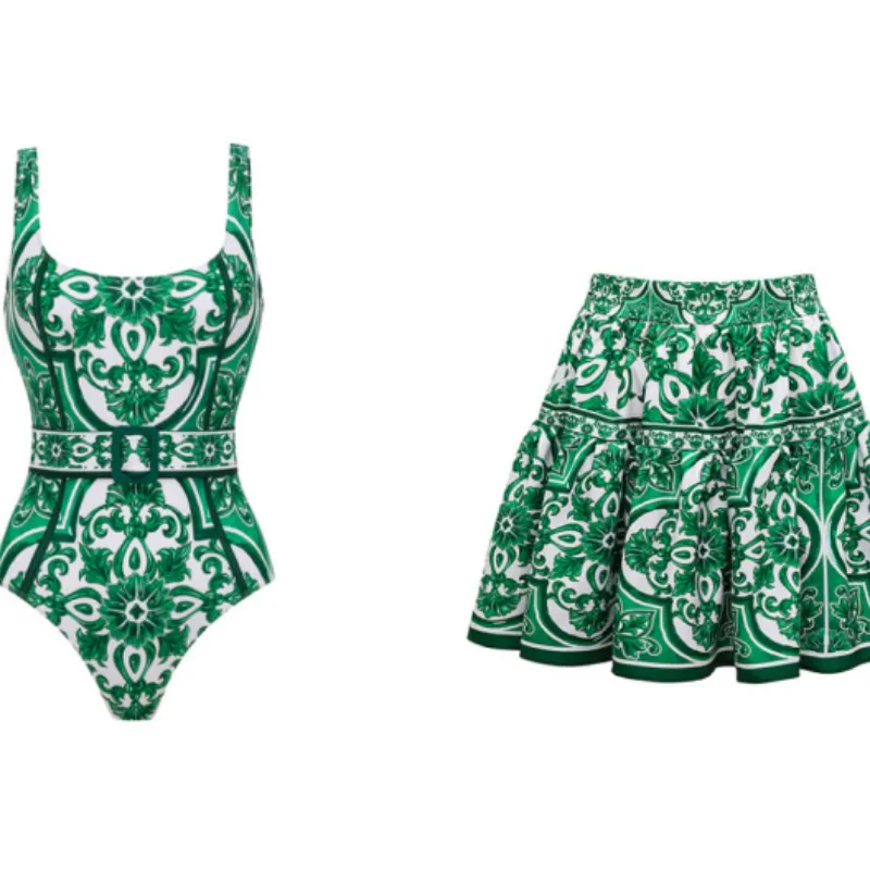 European And American Swimwear Female Beach Dress Blouse And Pants - Slip Dress-S