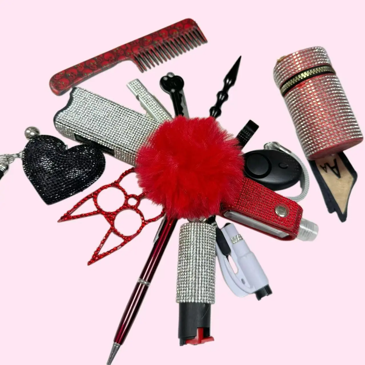Summer Cool Color Defense Keychain Set
