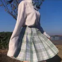 Cedar Plaid Skirt