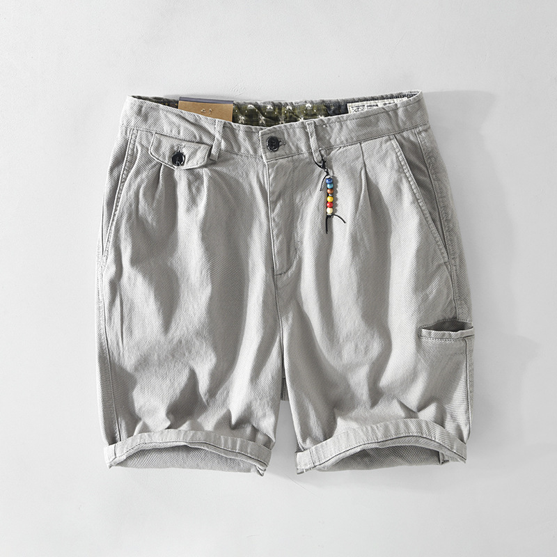 Men's Solid Color Casual Shorts image 3