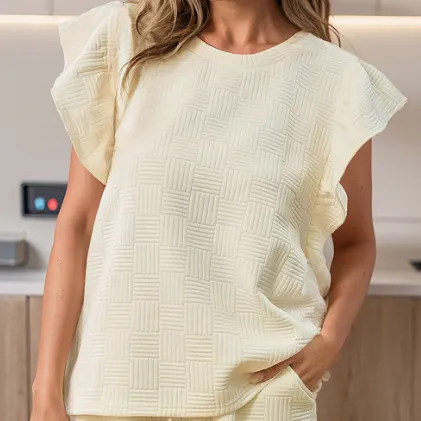 T shirt And Drawstring Shorts Set 1 Style M - Shop at LoveMi