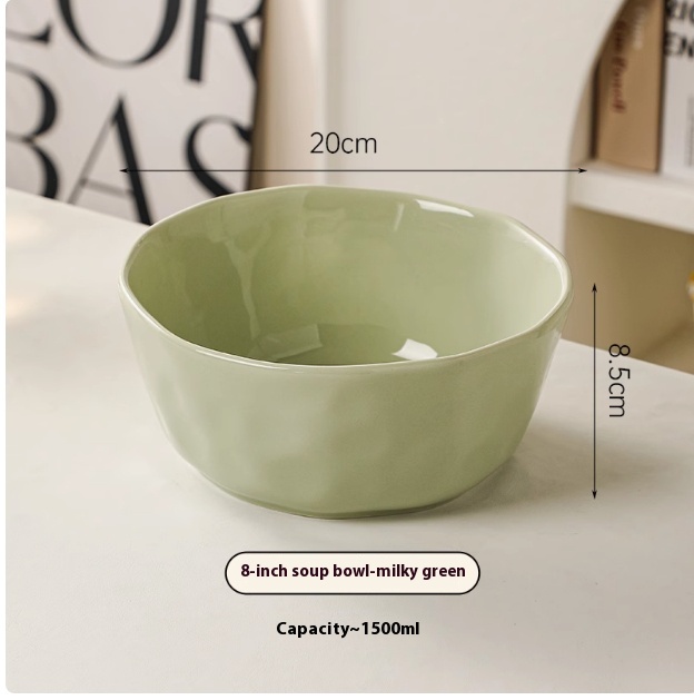 Cream Soup Bowl Home Use And Commercial Use 8-inch