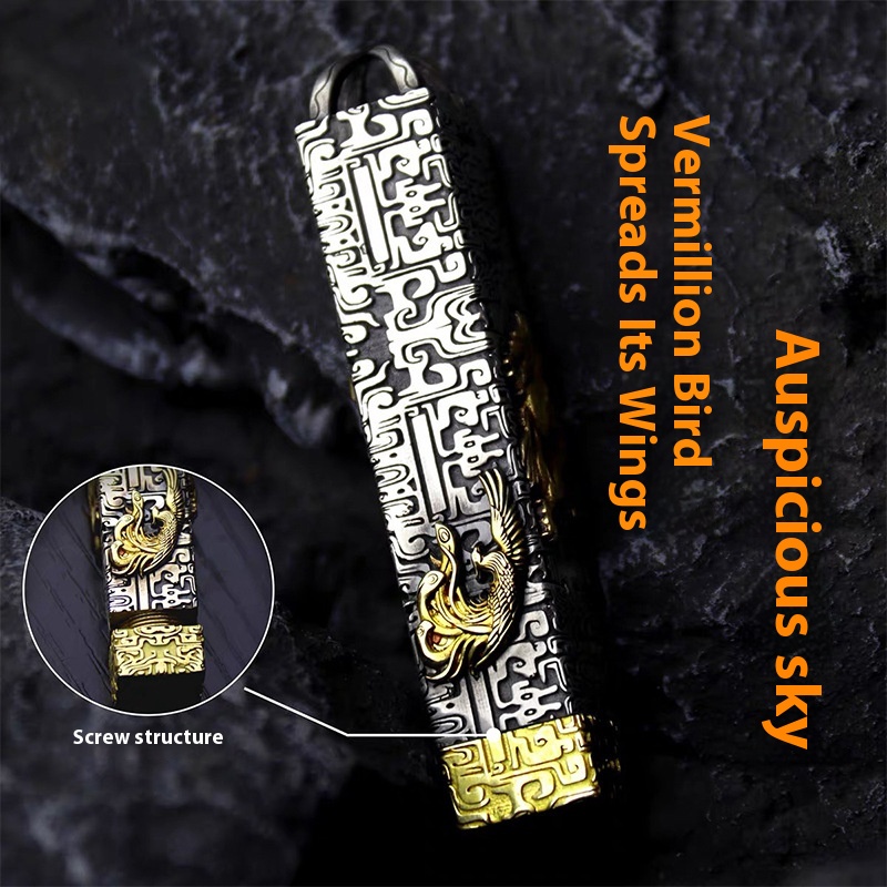 Four Elephants Myth Auspicious Beast Pendant Necklace