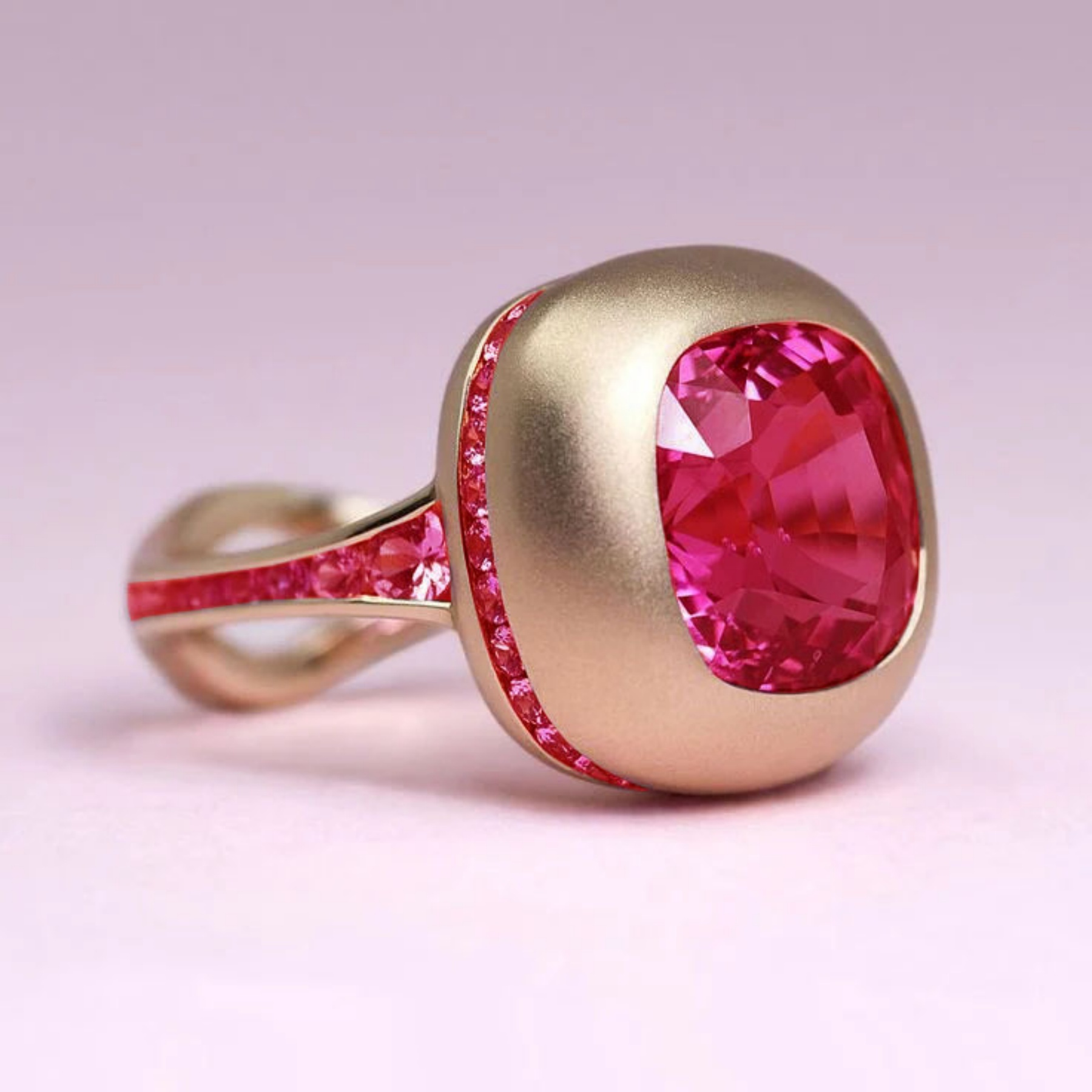 Fashion Personalized Natural Gemstone Ring For Women