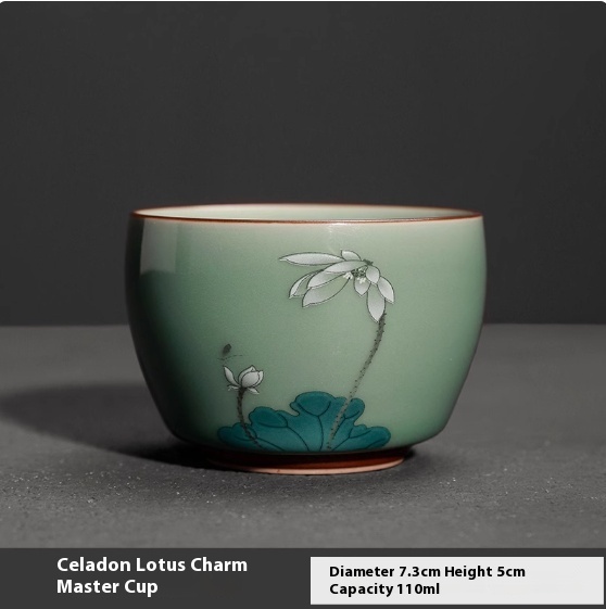 Men's And Women's Personal Tea Cup Ceramic Large Tea Bowl Tea Cup