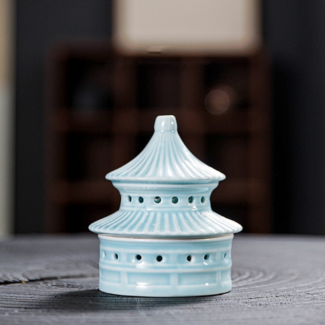 Zen Retro Ceramic Incense Coil Burner Incense Burner