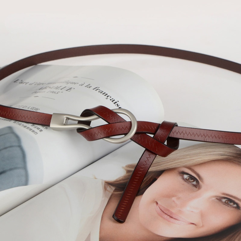 Cowhide Belt Women's Belt Fashion