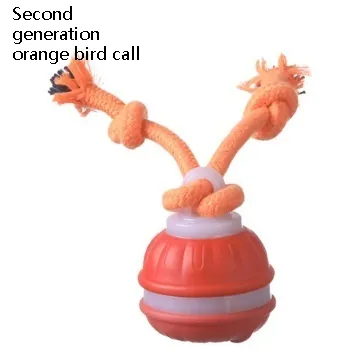 Pet Intelligent Rolling Ball Rolling Ball Electric Dog Bite resistant Dog Ball Orange Bird Call - Shop at LoveMi