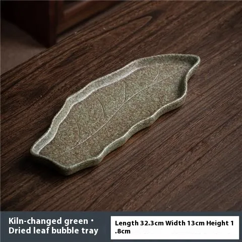 Household Minimalist Retro Ceramic Side Handle Pot One Pot Two Cups Stoneware Dry Pour Suit Dry Foam Tray - Shop at LoveMi