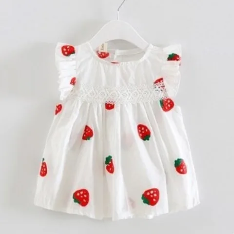 Baby Dress Girl Summer Short Sleeved Princess Skirt