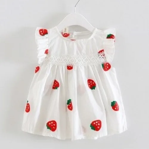 Baby Dress Girl Summer Short Sleeved Princess Skirt