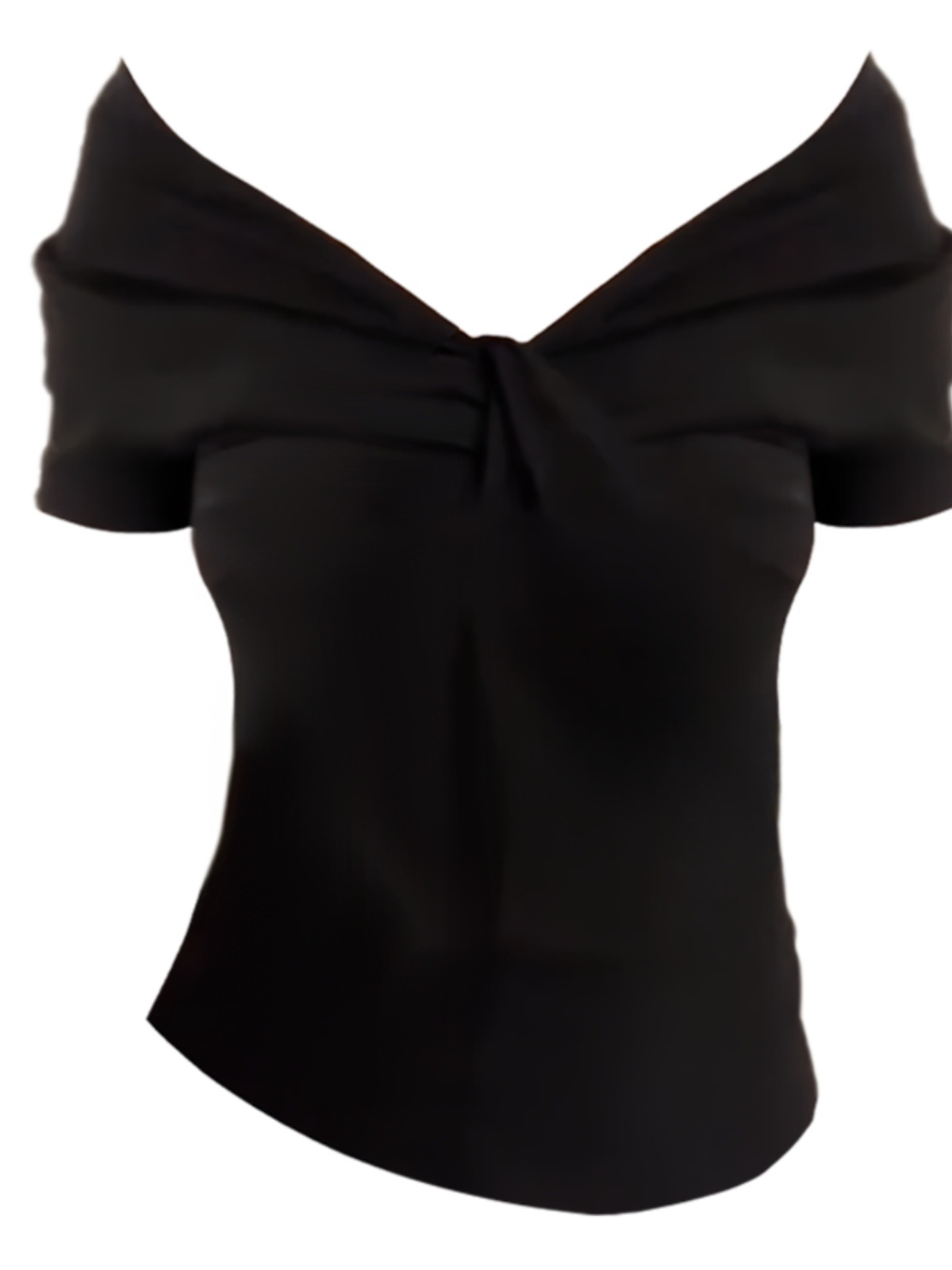 New Slim-fit Slimming Two-way Top Off-shoulder T-shirt Women