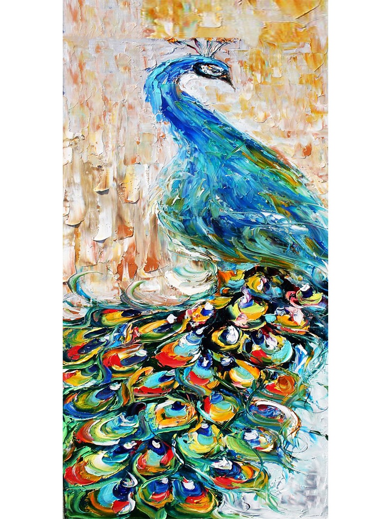 Tassel Digital Printing Scarf Cashmere Oil Painting Shawl - Image 49