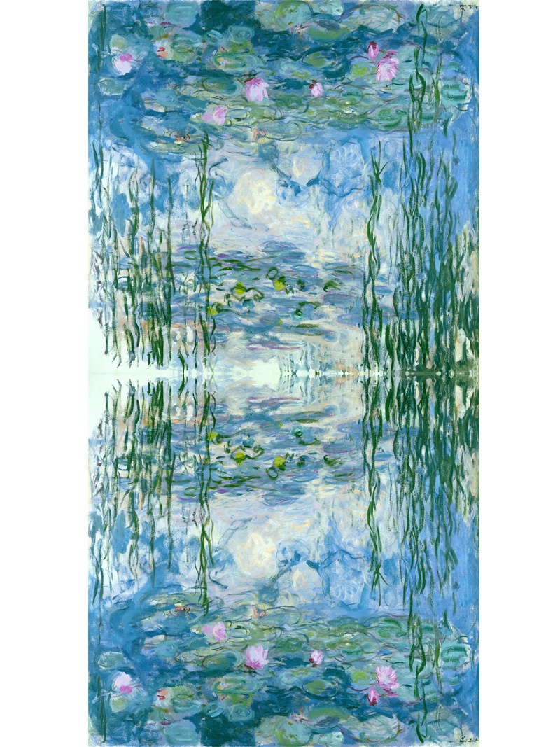 Tassel Digital Printing Scarf Cashmere Oil Painting Shawl - Image 17