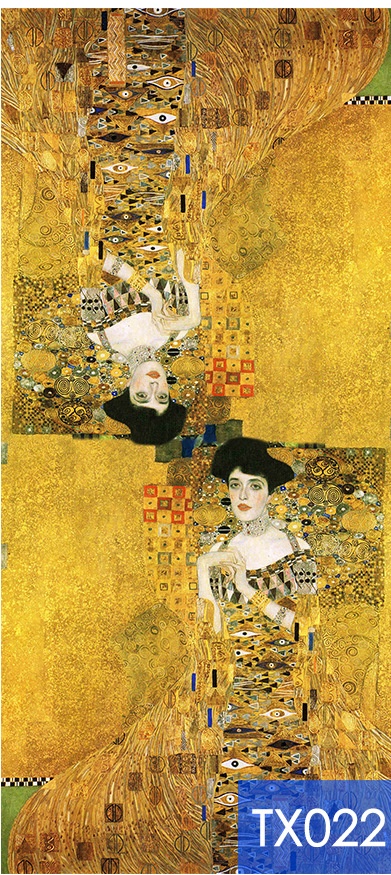 Tassel Digital Printing Scarf Cashmere Oil Painting Shawl - Image 56