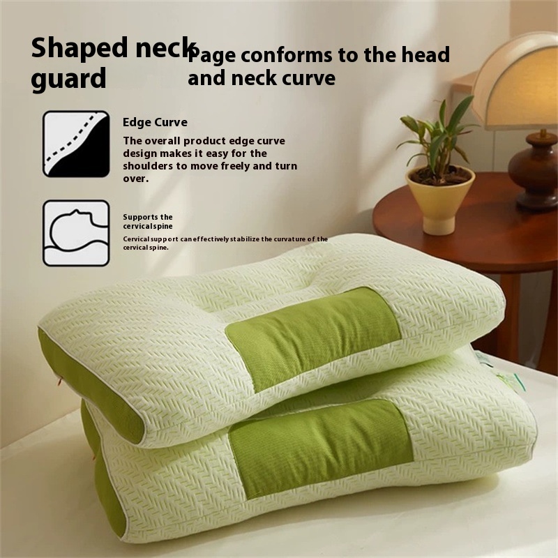 Bamboo Charcoal Anti-mite Neck Pillow Pillow Insert Sleeping Home