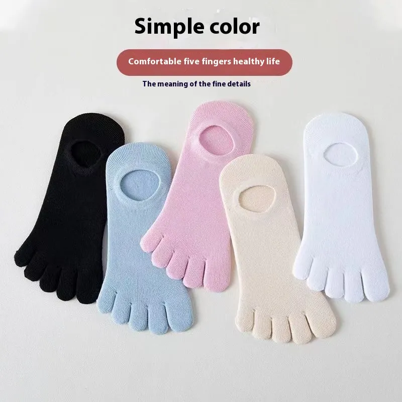Toe Socks Women's Summer Thin Deodorant - Set
