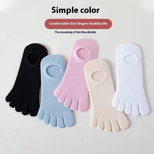 Toe Socks Women's Summer Thin Deodorant Set - Shop at LoveMi