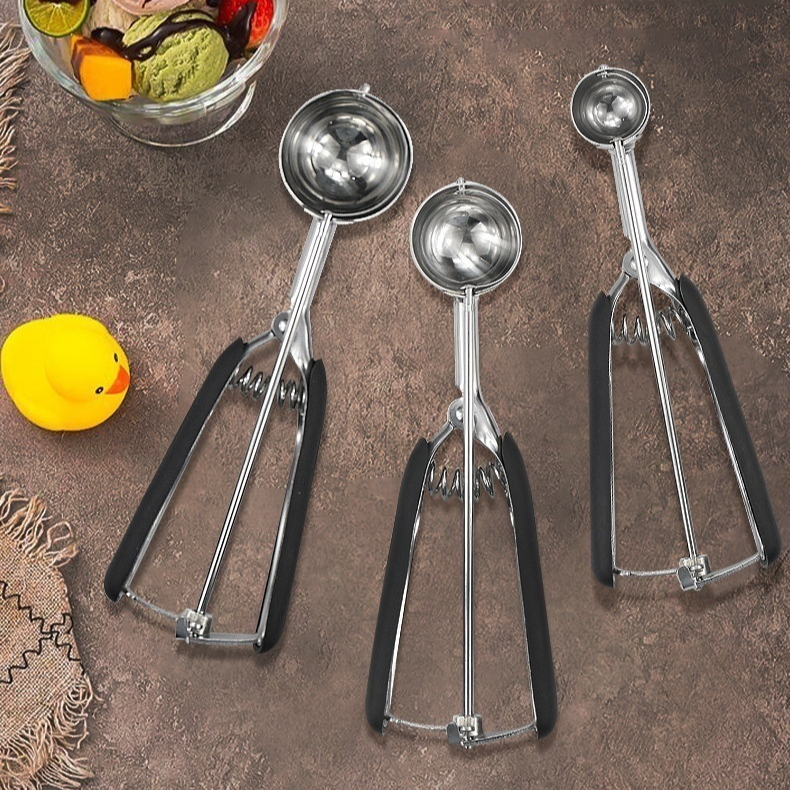 304 Stainless Steel Spoon Ice-cream Spoon Ice Cream Ball Scoop